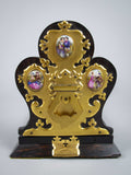 Victorian Betjemann's Patent Coromandel & Porcelain Book Slide, c.1860. - Harrington Antiques