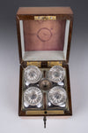 Victorian Birds Eye Maple Miniature Scent Bottle Box / Casket - Harrington Antiques