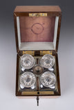 Victorian Birds Eye Maple Miniature Scent Bottle Box / Casket - Harrington Antiques