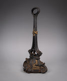 Victorian Cast Iron & Gilt Door Porter / Door Stop - Harrington Antiques