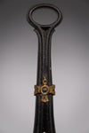 Victorian Cast Iron & Gilt Door Porter / Door Stop - Harrington Antiques