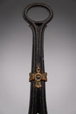 Victorian Cast Iron & Gilt Door Porter / Door Stop - Harrington Antiques