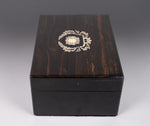 Victorian Coromandel & Mother Of Pearl Jewellery Box - Harrington Antiques