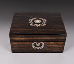 Victorian Coromandel & Mother Of Pearl Jewellery Box - Harrington Antiques