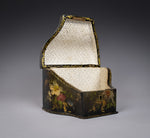 Victorian Papier Mache Painted Stationary Box, c.1870 - Harrington Antiques