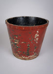 Victorian Papier Mache Royal Arms Fire Bucket. - Harrington Antiques