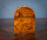 Victorian Walnut & Agate Cabochon Casket / Box - Harrington Antiques