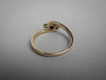 Vintage 9 Carat Yellow Gold and Diamond Ring. Size - W. - Harrington Antiques