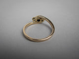 Vintage 9 Carat Yellow Gold and Diamond Ring. Size - W. - Harrington Antiques