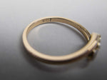 Vintage 9 Carat Yellow Gold and Diamond Ring. Size - W. - Harrington Antiques