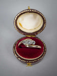 Vintage 9 Carat Yellow Gold and Diamond Ring. Size - W. - Harrington Antiques