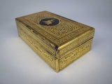Vintage Ornate Burmese Gilt Lacquer Box - Harrington Antiques