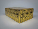 Vintage Ornate Burmese Gilt Lacquer Box - Harrington Antiques
