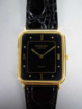 Vintage Raymond Weil Geneve Quartz 9004 Plaque ORG 10 Black Watch. - Harrington Antiques