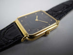 Vintage Raymond Weil Geneve Quartz 9004 Plaque ORG 10 Black Watch. - Harrington Antiques