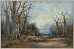 William Manners R.B.A (1860-1930) - Shepherd With Flock On Woodland Path, c.1910 - Harrington Antiques